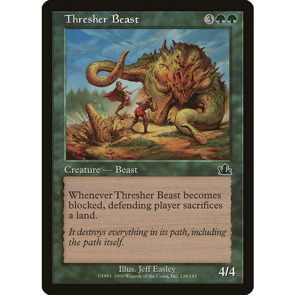 Magic: The Gathering Thresher Beast (128) Heavily Played