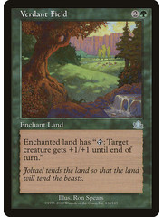 Magic: The Gathering Verdant Field (130) Moderately Played