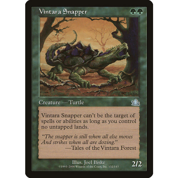 Magic: The Gathering Vintara Snapper (132) Moderately Played