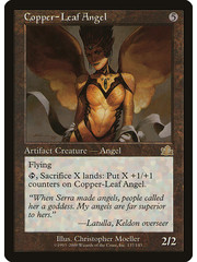 Magic: The Gathering Copper-Leaf Angel (137) Moderately Played