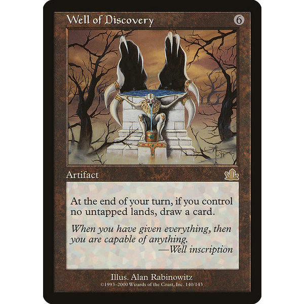 Magic: The Gathering Well of Discovery (140) Heavily Played