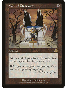 Magic: The Gathering Well of Discovery (140) Moderately Played