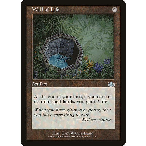 Magic: The Gathering Well of Life (141) Lightly Played