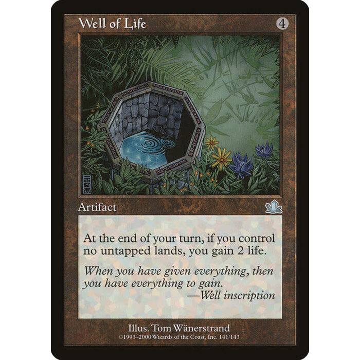 Magic: The Gathering Well of Life (141) Lightly Played