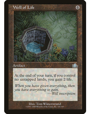 Magic: The Gathering Well of Life (141) Moderately Played