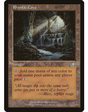 Magic: The Gathering Rhystic Cave (142) Lightly Played