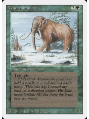 Magic: The Gathering War Mammoth (228) Lightly Played
