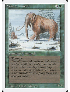 Magic: The Gathering War Mammoth (228) Lightly Played