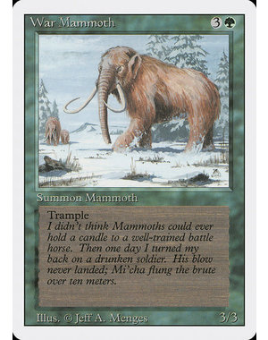 Magic: The Gathering War Mammoth (228) Lightly Played