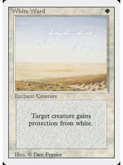Magic: The Gathering White Ward (045) Lightly Played