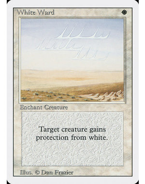 Magic: The Gathering White Ward (045) Lightly Played