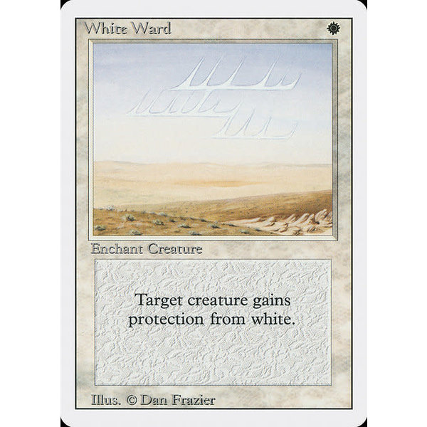 Magic: The Gathering White Ward (045) Lightly Played