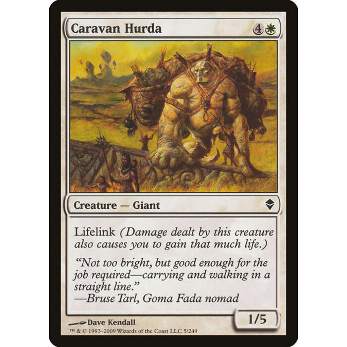 Magic: The Gathering Caravan Hurda (005) Lightly Played