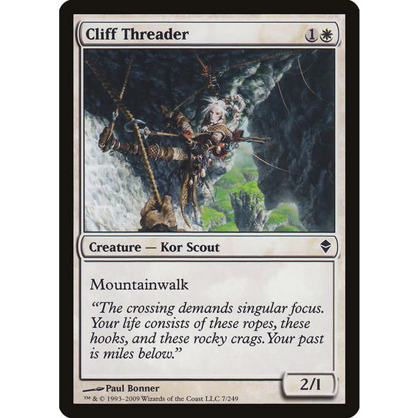Magic: The Gathering Cliff Threader (007) Moderately Played
