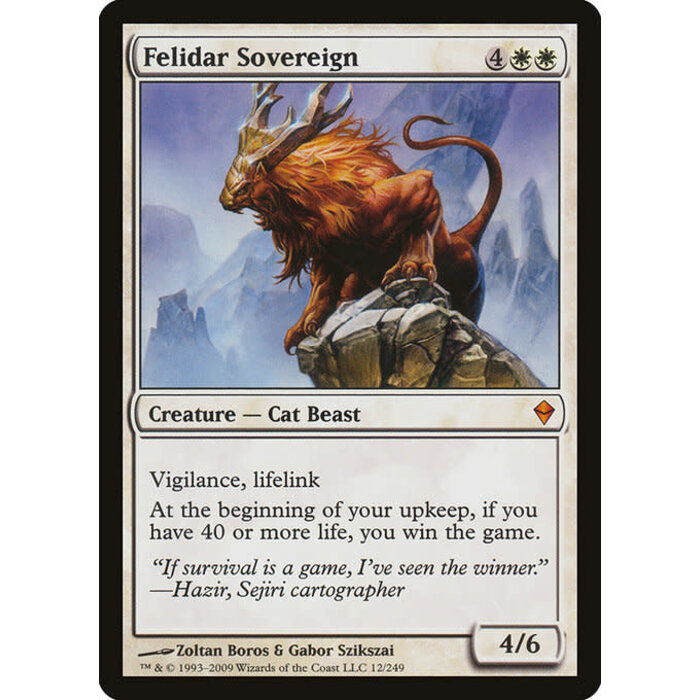 Magic: The Gathering Felidar Sovereign (012) Lightly Played Foil