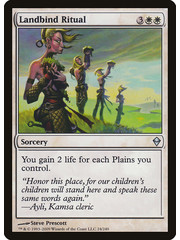 Magic: The Gathering Landbind Ritual (024) Moderately Played