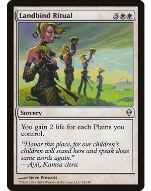 Magic: The Gathering Landbind Ritual (024) Moderately Played