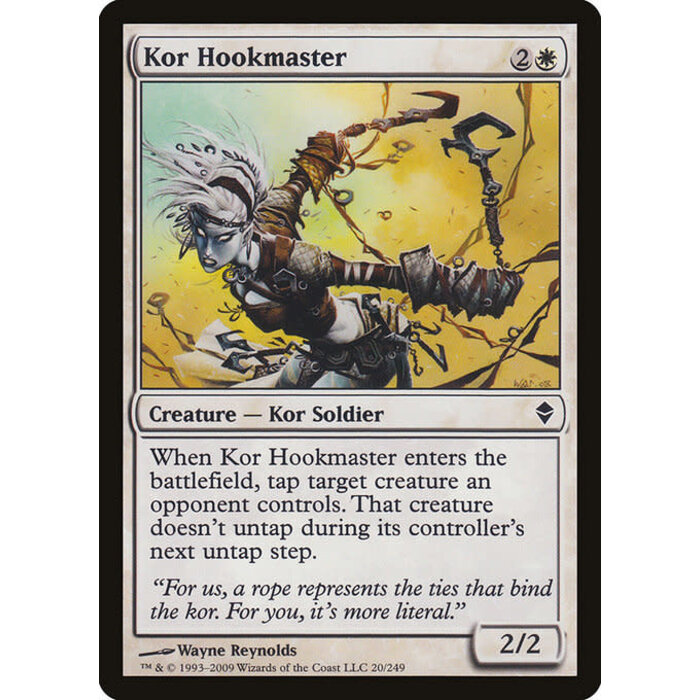 Magic: The Gathering Kor Hookmaster (020) Moderately Played