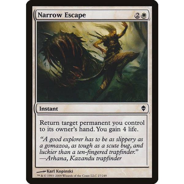 Magic: The Gathering Narrow Escape (027) Lightly Played