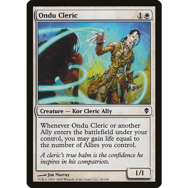 Magic: The Gathering Ondu Cleric (030) Lightly Played