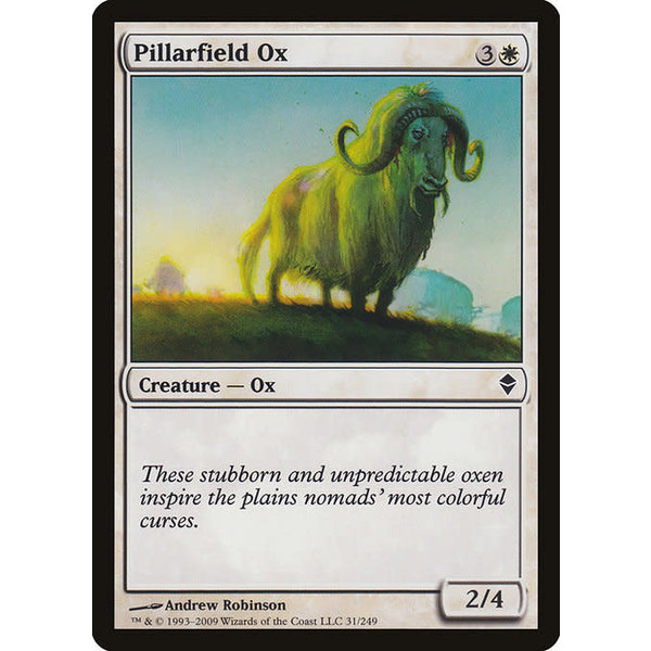 Magic: The Gathering Pillarfield Ox (031) Lightly Played