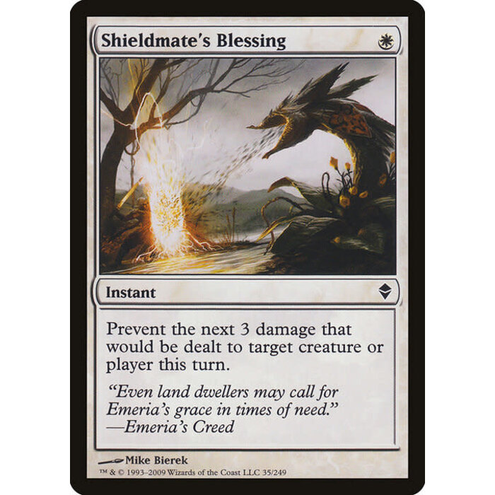 Magic: The Gathering Shieldmate's Blessing (035) Lightly Played