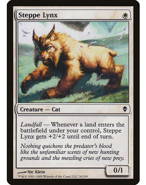 Magic: The Gathering Steppe Lynx (036) Lightly Played