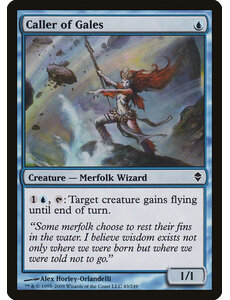 Magic: The Gathering Caller of Gales (043) Moderately Played