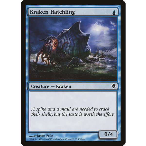 Magic: The Gathering Kraken Hatchling (050) Moderately Played Foil