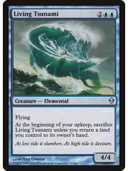 Magic: The Gathering Living Tsunami (052) Moderately Played