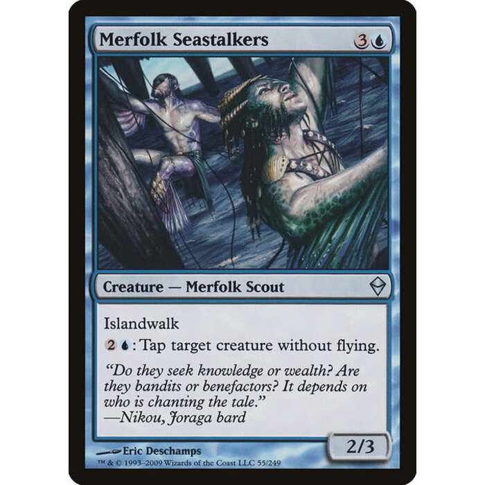 Magic: The Gathering Merfolk Seastalkers (055) Moderately Played