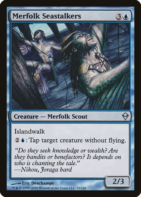 Magic: The Gathering Merfolk Seastalkers (055) Moderately Played - Kingslayer Games Magic: The Gathering Merfolk Seastalkers (055) Moderately Played - Kingslayer Games