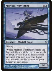 Magic: The Gathering Merfolk Wayfinder (056) Moderately Played Foil