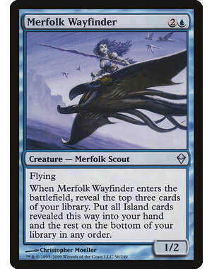 Magic: The Gathering Merfolk Wayfinder (056) Moderately Played Foil