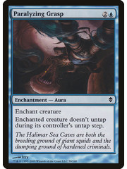 Magic: The Gathering Paralyzing Grasp (058) Moderately Played