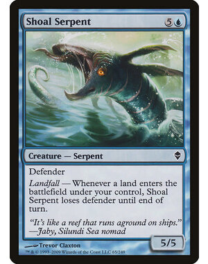 Magic: The Gathering Shoal Serpent (065) Moderately Played