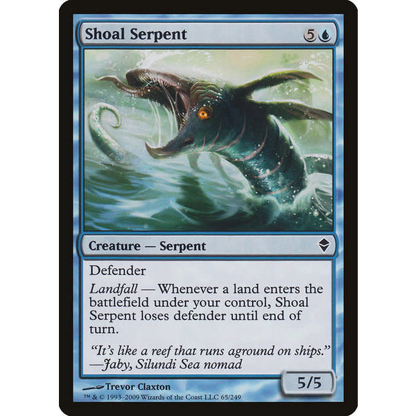 Magic: The Gathering Shoal Serpent (065) Moderately Played