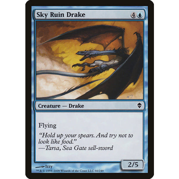 Magic: The Gathering Sky Ruin Drake (066) Lightly Played