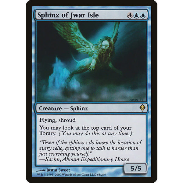 Magic: The Gathering Sphinx of Jwar Isle (068) Moderately Played