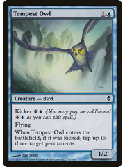 Magic: The Gathering Tempest Owl (072) Moderately Played