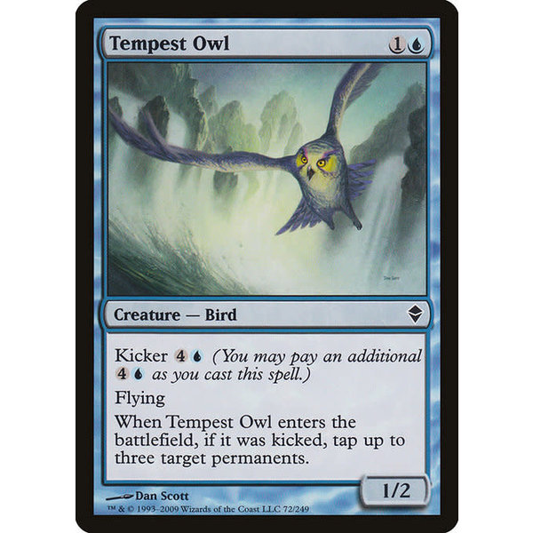 Magic: The Gathering Tempest Owl (072) Moderately Played