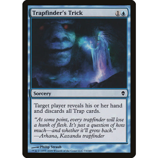 Magic: The Gathering Trapfinder's Trick (073) Lightly Played