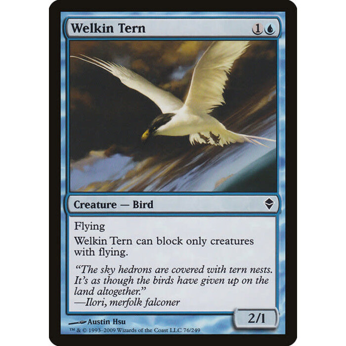 Magic: The Gathering Welkin Tern (076) Moderately Played