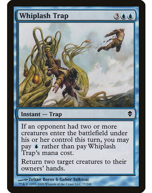 Magic: The Gathering Whiplash Trap (077) Lightly Played