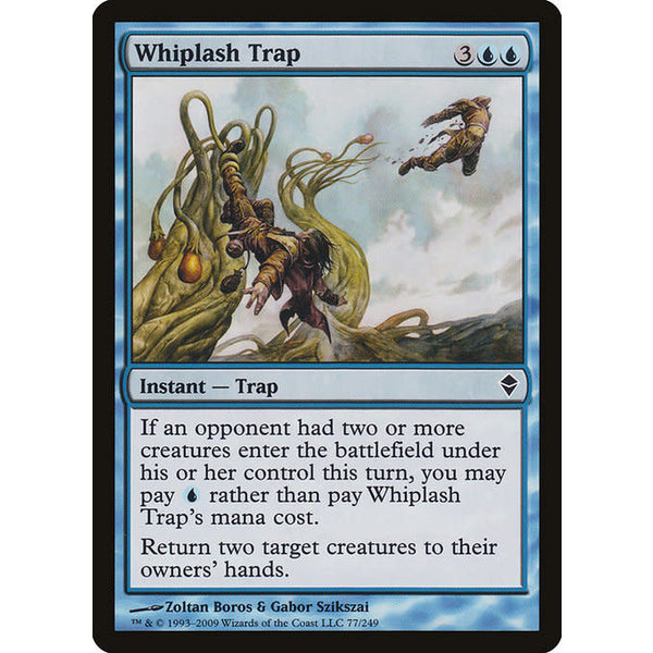 Magic: The Gathering Whiplash Trap (077) Lightly Played