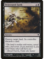 Magic: The Gathering Desecrated Earth (086) Lightly Played