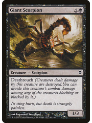 Magic: The Gathering Giant Scorpion (090) Moderately Played