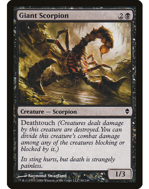 Magic: The Gathering Giant Scorpion (090) Moderately Played