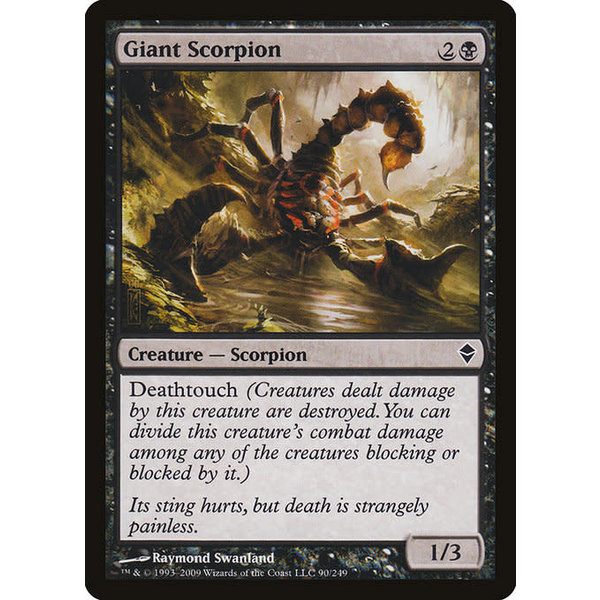 Magic: The Gathering Giant Scorpion (090) Moderately Played