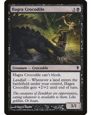 Magic: The Gathering Hagra Crocodile (094) Lightly Played